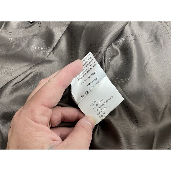 PIEROTUCCI Women’s Green leather Jacket Made In Italy - Picture 14 of 16